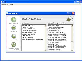Demo KASH - Parte 1 - Men� Principal